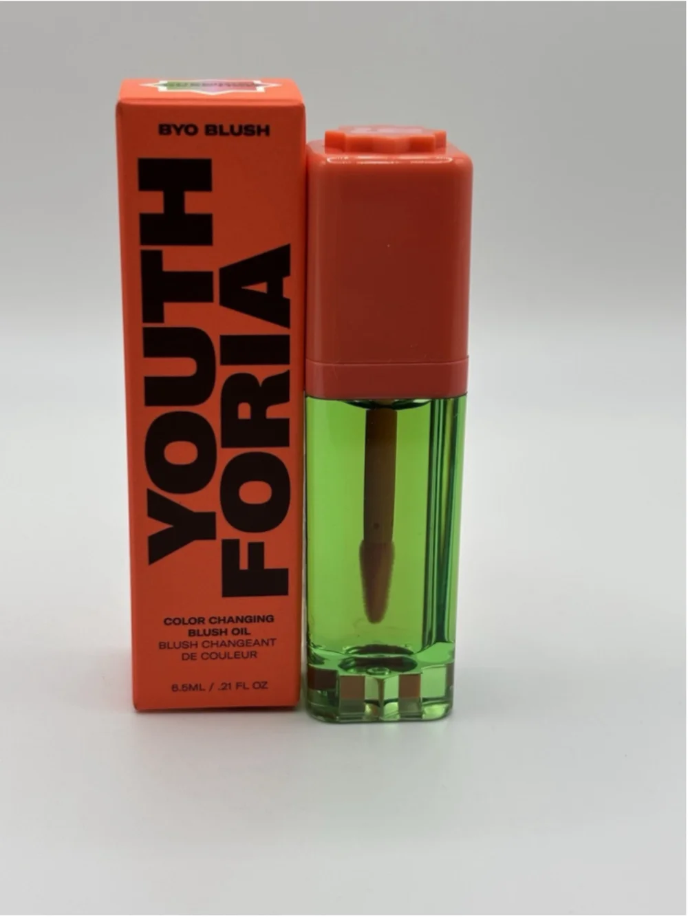 Youthforia BYO Blush Color Changing Blush Oil Chemical Reaction 6.5ml NIB